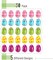 Printed Plastic Easter Eggs, 3 Inch, 30 Pack, Bulk Fillable Eggs for Easter Hunt Decor, Party Favor, Basket Stuffers, Classroom Prize, Supplies, Adult & Kid Party Toys for Gift